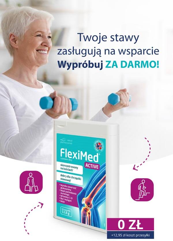 Twoje stawy zasługują na wsparcie Wypróbuj ZA DARMO!